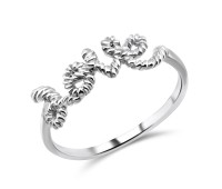 Silver Ring Twist Love NSR-413